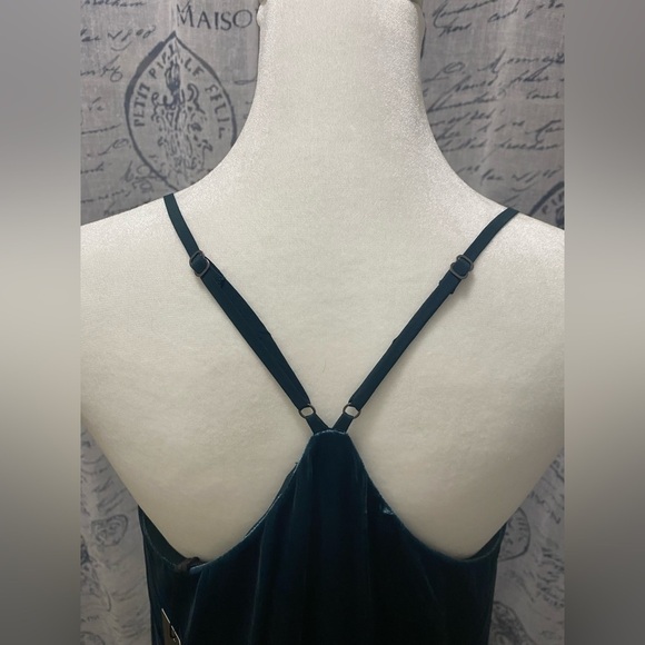 BCBGMAXAZRIA | Elana “Midnight Teal” Velvet Dress - Picture 7 of 12